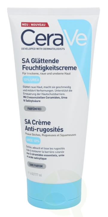 Cerave SA Smoothing Cream 177 gr For Dry, Rough, Bumpy Skin ryhmässä KAUNEUS JA TERVEYS / Ihonhoito / Kasvot / Kasvovoide @ TP E-commerce Nordic AB (C49612)