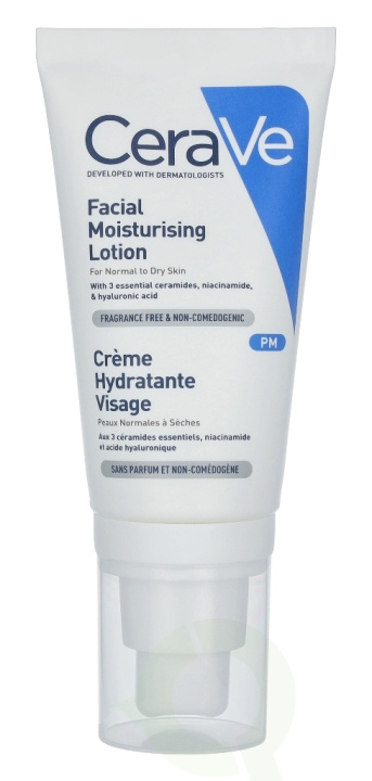 Cerave Facial Moisturising Lotion 52 ml For Normal To Dry Skin ryhmässä KAUNEUS JA TERVEYS / Ihonhoito / Kasvot / Päivävoide @ TP E-commerce Nordic AB (C49623)