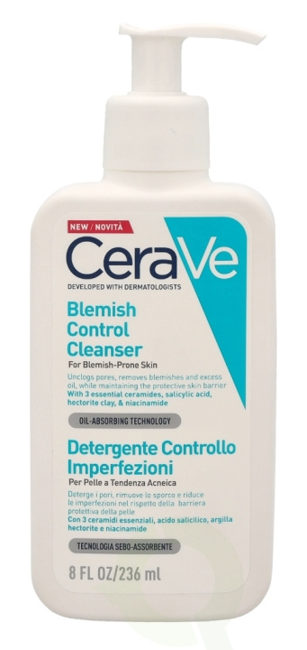 Cerave Blemish Control Cleanser 236 ml ryhmässä KAUNEUS JA TERVEYS / Ihonhoito / Kasvot / Puhdistus @ TP E-commerce Nordic AB (C49629)