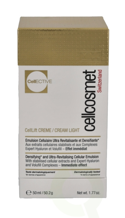 Cellcosmet CellLift Cream Light 50 ml ryhmässä KAUNEUS JA TERVEYS / Ihonhoito / Kasvot / Kasvovoide @ TP E-commerce Nordic AB (C49765)