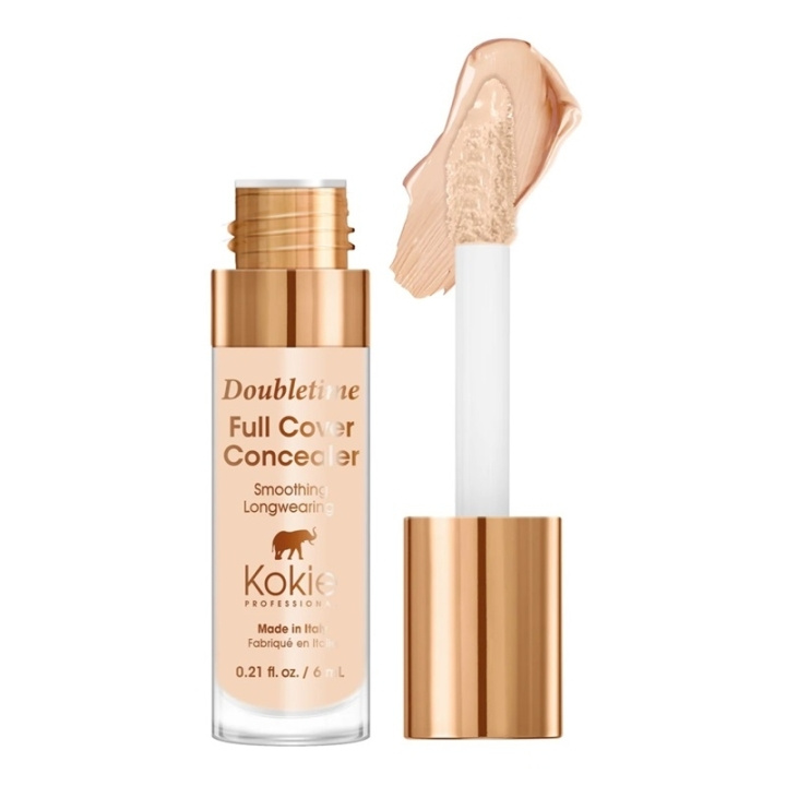 Kokie Cosmetics Kokie Doubletime Full Cover Concealer - 105 Light Tan ryhmässä KAUNEUS JA TERVEYS / Meikit / Meikit Kasvot / Peitevoide @ TP E-commerce Nordic AB (C49865)