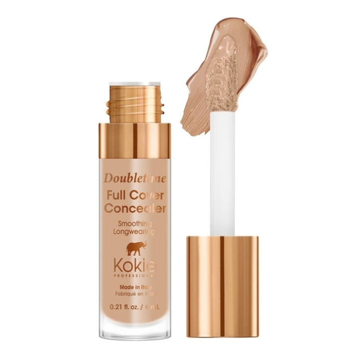 Kokie Cosmetics Kokie Doubletime Full Cover Concealer - 104 Golden Tan ryhmässä KAUNEUS JA TERVEYS / Meikit / Meikit Kasvot / Peitevoide @ TP E-commerce Nordic AB (C49867)
