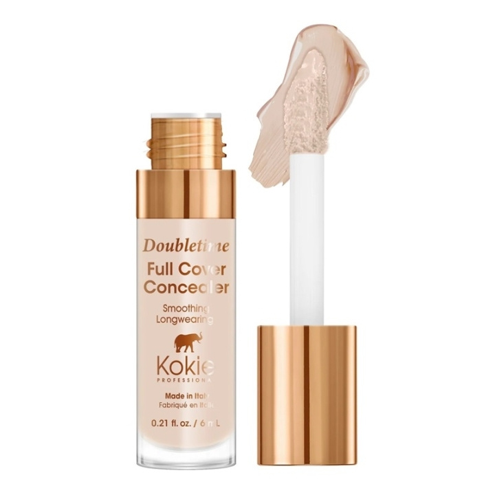 Kokie Cosmetics Kokie Doubletime Full Cover Concealer - 106 Light Neutral ryhmässä KAUNEUS JA TERVEYS / Meikit / Meikit Kasvot / Peitevoide @ TP E-commerce Nordic AB (C49868)