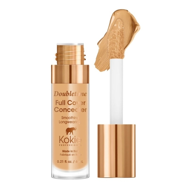 Kokie Cosmetics Kokie Doubletime Full Cover Concealer - 108 Deep Tan ryhmässä KAUNEUS JA TERVEYS / Meikit / Meikit Kasvot / Peitevoide @ TP E-commerce Nordic AB (C49874)