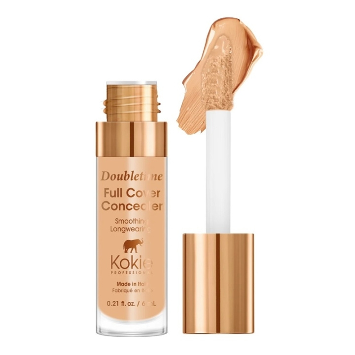 Kokie Cosmetics Kokie Doubletime Full Cover Concealer - 111 Medium Beige ryhmässä KAUNEUS JA TERVEYS / Meikit / Meikit Kasvot / Peitevoide @ TP E-commerce Nordic AB (C49875)