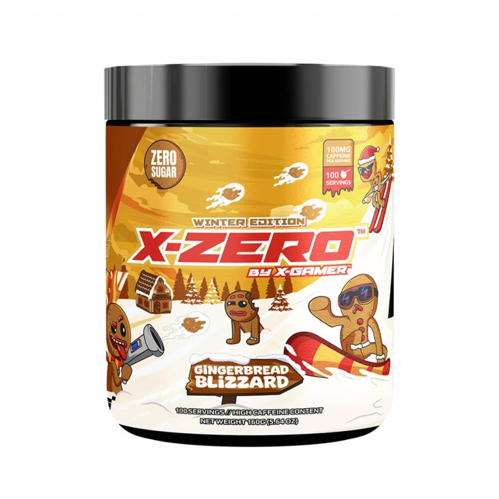 X-GAMER X-Zero 160 gram Gingerbread ryhmässä TIETOKOONET & TARVIKKEET / GAMING / Pelaajien energiajuomat @ TP E-commerce Nordic AB (C49931)