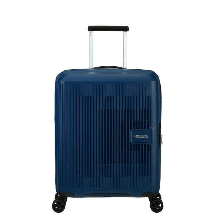 American Tourister Aerostep Spinner 55/20 Navy Blue ryhmässä LELUT, TUOTTEET LAPSILLE JA VAUVOILLE / Matkustus / Laukut / Matkalaukut @ TP E-commerce Nordic AB (C49944)