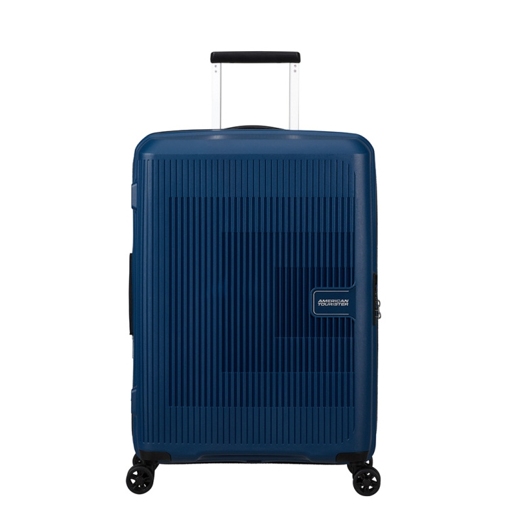 American Tourister Aerostep Spinner 67/24 Navy Blue ryhmässä URHEILU, VAPAA-AIKA JA HARRASTUS / Matkailutarvikkeet / Matkalaukut @ TP E-commerce Nordic AB (C49945)