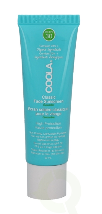 Coola Classic Face Sunscreen Moisturizer SPF30 50 ml ryhmässä KAUNEUS JA TERVEYS / Ihonhoito / Rusketus / Aurinkosuoja @ TP E-commerce Nordic AB (C49979)