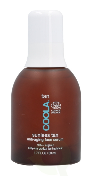 Coola Tan Sunless Tan Face Serum 50 ml Anti-Aging ryhmässä KAUNEUS JA TERVEYS / Ihonhoito / Rusketus / Itseruskettava @ TP E-commerce Nordic AB (C49988)