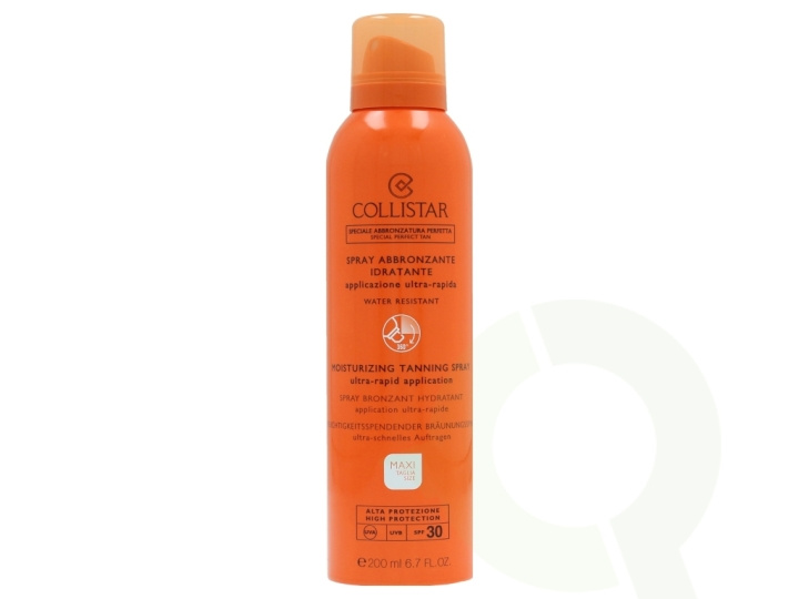 Collistar Moisturizing Tanning Spray SPF30 200 ml Ultra Rapid Applicition ryhmässä KAUNEUS JA TERVEYS / Ihonhoito / Rusketus / Itseruskettava @ TP E-commerce Nordic AB (C50027)