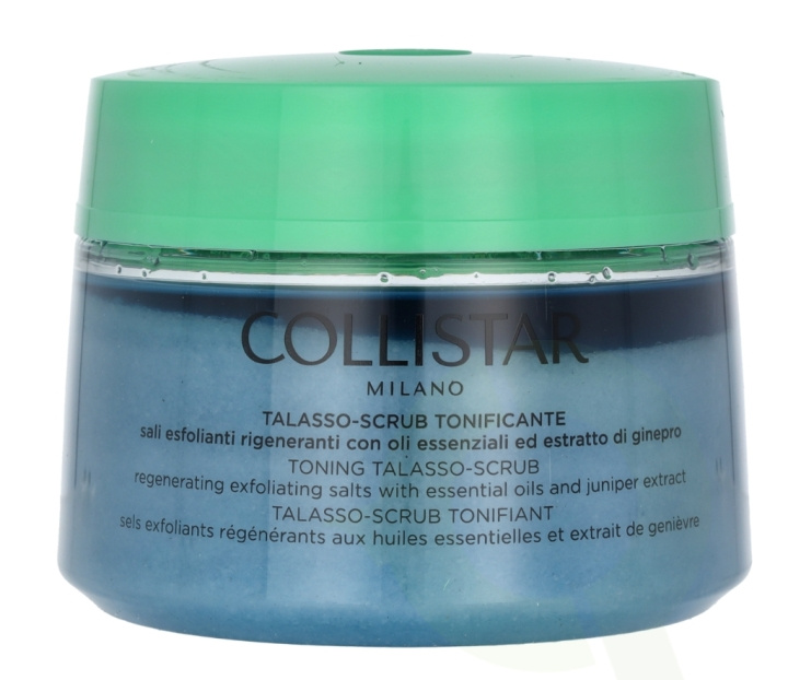 Collistar Toning Talasso Scrub 700 gr Regenerating Exfoliating Salts With Essential Oil sand Juniper Extract ryhmässä KAUNEUS JA TERVEYS / Ihonhoito / Kehon hoito / Vartalovoide @ TP E-commerce Nordic AB (C50043)