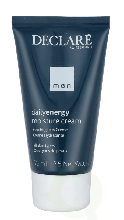 Declare Men Daily Energy Moisture Cream 75 ml All Skin Types ryhmässä KAUNEUS JA TERVEYS / Ihonhoito / Kasvot / Kasvovoide @ TP E-commerce Nordic AB (C50441)