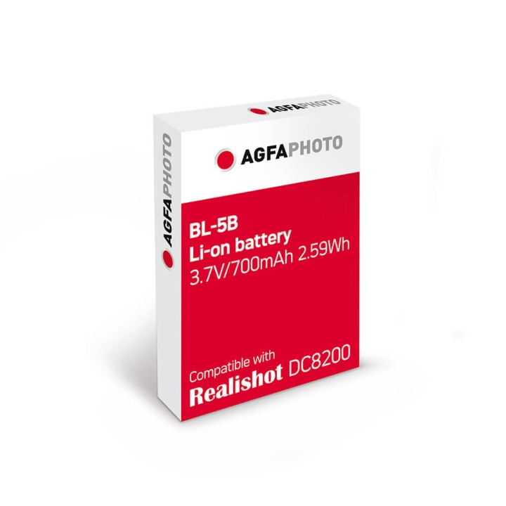 Agfa PHOTO Battery DC8200 ABL5B ryhmässä KODINELEKTRONIIKKA / Valokuvat & Videot / Valokuvauslaitteet / Muut @ TP E-commerce Nordic AB (C50638)