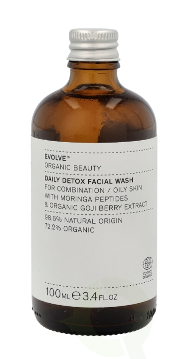 Evolve Beauty Evolve Daily Detox Facial Wash 100 ml For Combination /Oily Skin ryhmässä KAUNEUS JA TERVEYS / Ihonhoito / Kasvot / Puhdistus @ TP E-commerce Nordic AB (C50892)