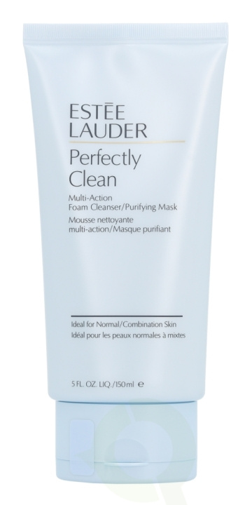 Estee Lauder E.Lauder Perfectly Clean Foam Cleanser/Purif Mask 150 ml Normal/Combination Skin ryhmässä KAUNEUS JA TERVEYS / Ihonhoito / Kasvot / Puhdistus @ TP E-commerce Nordic AB (C51063)