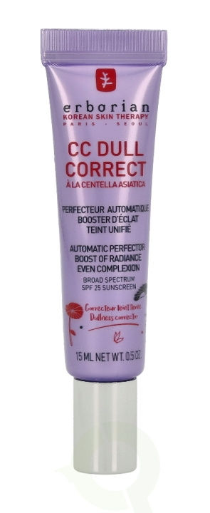 Erborian CC Dull Correct Sunscreen SPF25 15 ml Broad Spectrum ryhmässä KAUNEUS JA TERVEYS / Ihonhoito / Rusketus / Aurinkosuoja @ TP E-commerce Nordic AB (C51278)