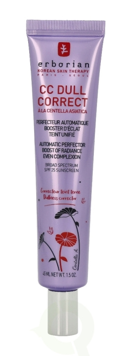 Erborian CC Dull Correct Sunscreen SPF25 45 ml Broad Spectrum ryhmässä KAUNEUS JA TERVEYS / Ihonhoito / Rusketus / Aurinkosuoja @ TP E-commerce Nordic AB (C51279)