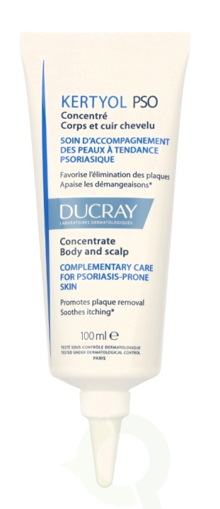 Ducray Kertyol PSO Concentrate Body & Scalp 100 ml ryhmässä KAUNEUS JA TERVEYS / Hiukset &Stailaus / Hiustenhoito / Hiusnaamio @ TP E-commerce Nordic AB (C51350)