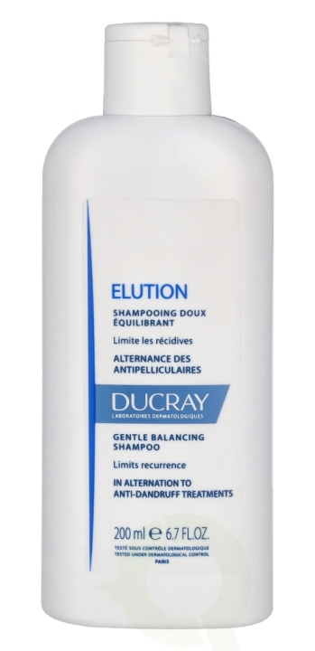 Ducray Elution Gentle Balancing Shampoo 200 ml ryhmässä KAUNEUS JA TERVEYS / Hiukset &Stailaus / Hiustenhoito / Shampoo @ TP E-commerce Nordic AB (C51357)