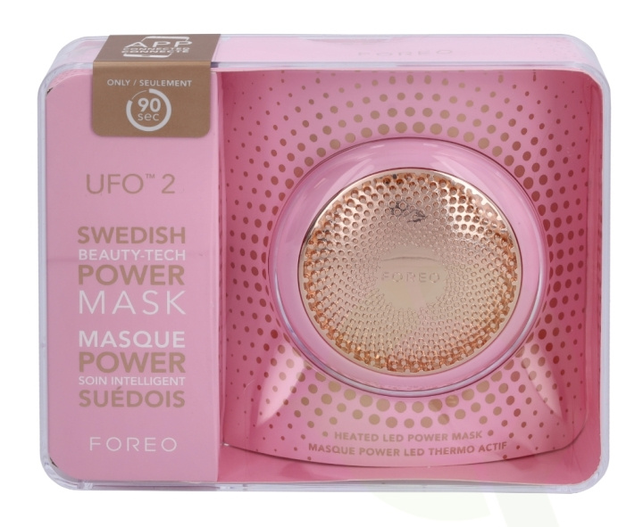 Foreo Ufo 2 Power Mask & Light Therapy - Pearl Pink 1 Piece ryhmässä KAUNEUS JA TERVEYS / Ihonhoito / Kasvot / Ihonhoitovälineet @ TP E-commerce Nordic AB (C51386)