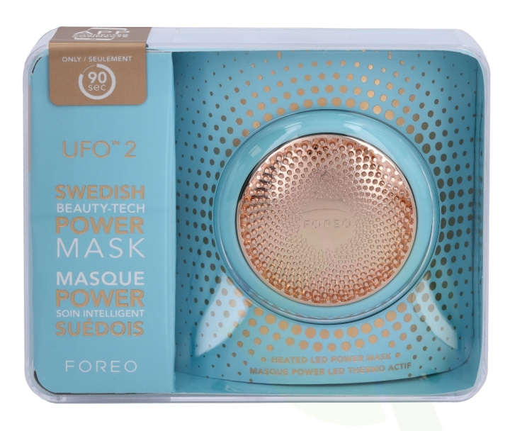 Foreo Ufo 2 Power Mask & Light Therapy - Mint 1 Piece ryhmässä KAUNEUS JA TERVEYS / Ihonhoito / Kasvot / Ihonhoitovälineet @ TP E-commerce Nordic AB (C51388)
