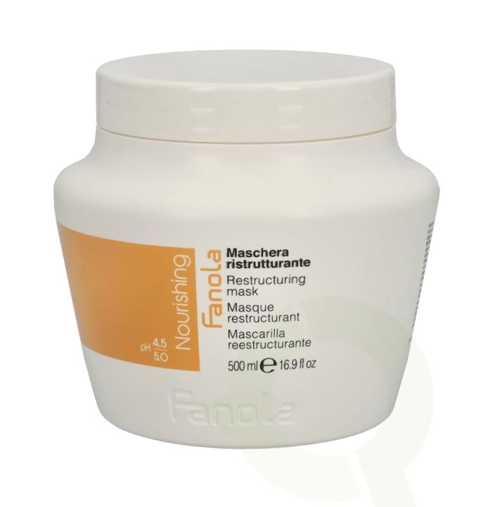 Fanola Nutri Care Restructuring Mask 500 ml ryhmässä KAUNEUS JA TERVEYS / Hiukset &Stailaus / Hiustenhoito / Hiusnaamio @ TP E-commerce Nordic AB (C51415)