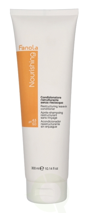Fanola Nourishing Restructuring Leave-In Conditioner 300 ml ryhmässä KAUNEUS JA TERVEYS / Hiukset &Stailaus / Hiustenhoito / Hoitoaine @ TP E-commerce Nordic AB (C51420)
