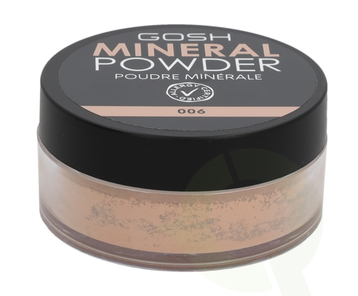 Gosh Mineral Powder 8 g 006 Honey ryhmässä KAUNEUS JA TERVEYS / Meikit / Meikit Kasvot / Puuteri @ TP E-commerce Nordic AB (C51678)