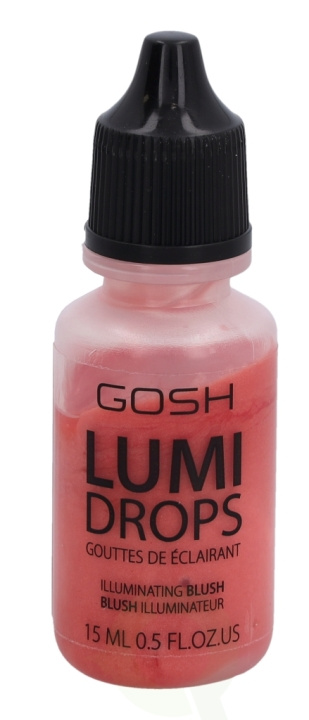 Gosh Lumi Drops Illuminating Highlighter 15 ml 010 Coral Blush ryhmässä KAUNEUS JA TERVEYS / Meikit / Meikit Kasvot / Contour/Highlight @ TP E-commerce Nordic AB (C51692)