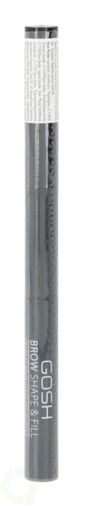 Gosh Brow Shape & Fill 0.5 g 002 Grey Brown ryhmässä KAUNEUS JA TERVEYS / Meikit / Silmät ja kulmat / Kulmakynä @ TP E-commerce Nordic AB (C51697)