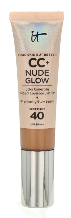 IT Cosmetics CC+ Nude Glow SPF40 32 ml Medium Tan ryhmässä KAUNEUS JA TERVEYS / Ihonhoito / Kasvot / Päivävoide @ TP E-commerce Nordic AB (C51753)