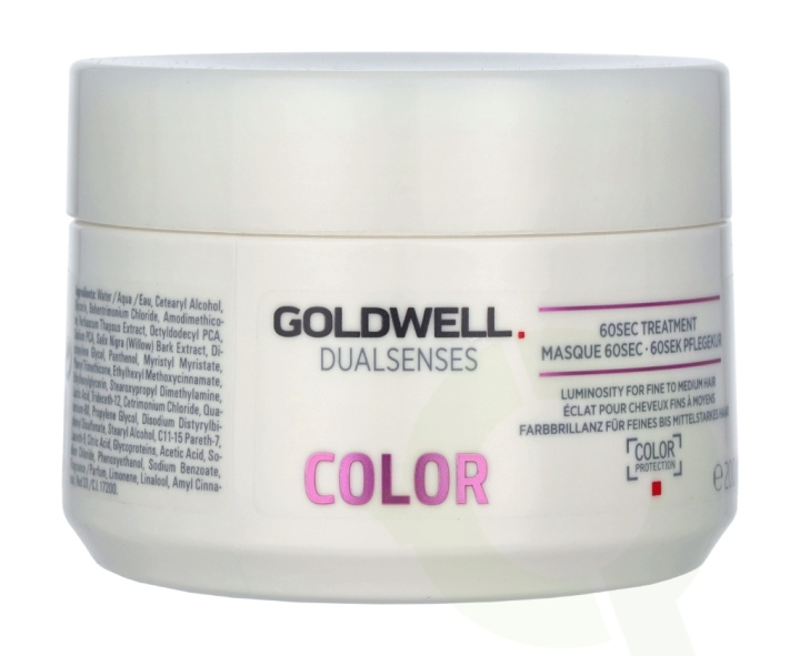 Goldwell Dualsenses Color 60S Treatment 200 ml Luminosity For Fine To Normal Hair ryhmässä KAUNEUS JA TERVEYS / Hiukset &Stailaus / Hiustenhoito / Hiusnaamio @ TP E-commerce Nordic AB (C51894)