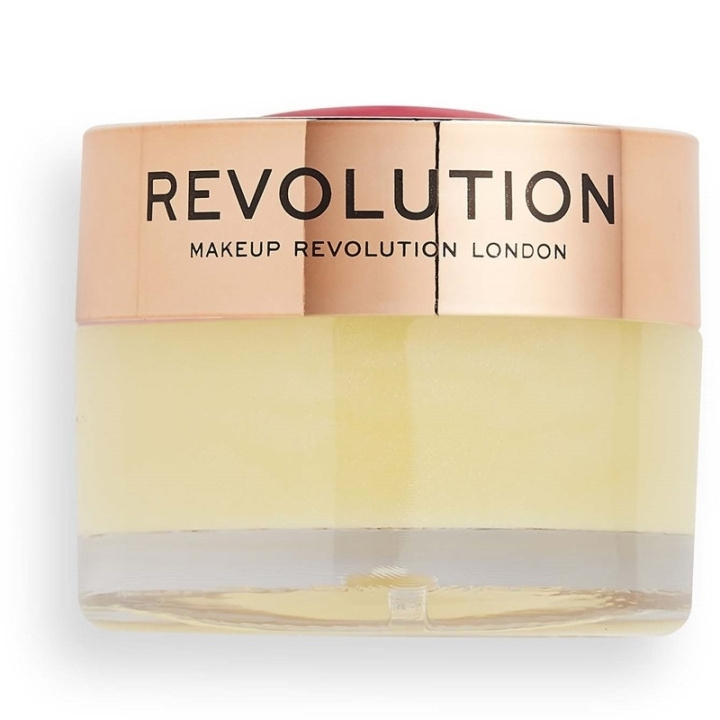 Makeup Revolution Overnight Lip Mask Pineapple Crush 12g ryhmässä KAUNEUS JA TERVEYS / Meikit / Huulet / Huulivoide @ TP E-commerce Nordic AB (C51943)