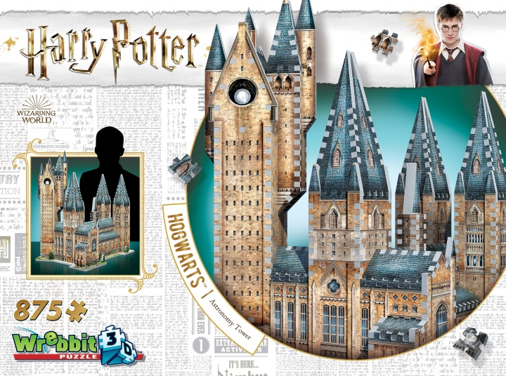 Wizarding World: Harry Potter Wrebbit Tylypahkan tähtitorni 3D -palapeli ryhmässä LELUT, TUOTTEET LAPSILLE JA VAUVOILLE / Leikkikalut, Askartelu &Pelit / Palapelit @ TP E-commerce Nordic AB (C51994)