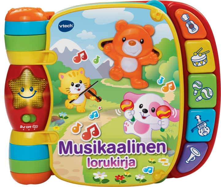 VTech Baby Musikaalinen lorukirja, FI ryhmässä LELUT, TUOTTEET LAPSILLE JA VAUVOILLE / Lelut vauvoille (0-3v) / Toiminnalliset lelut @ TP E-commerce Nordic AB (C52076)