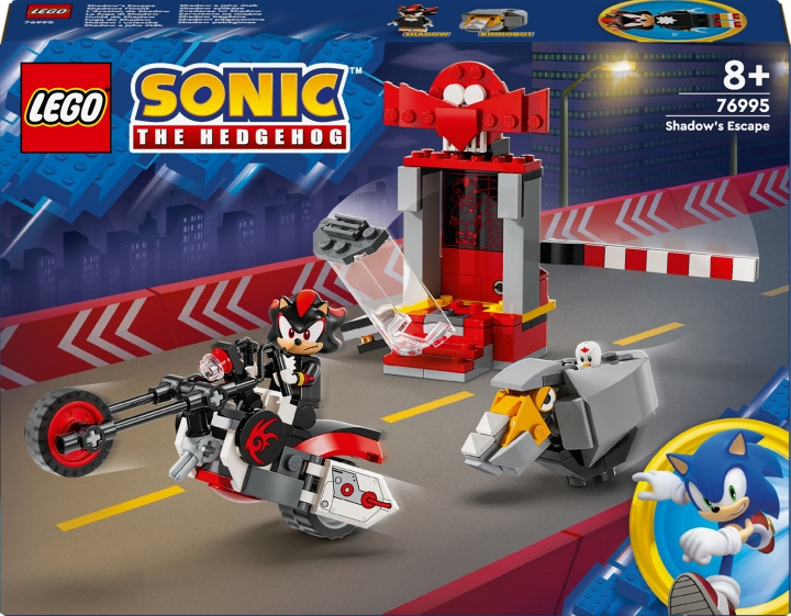 LEGO Sonic 76995 - Shadow the Hedgehogin pako ryhmässä LELUT, TUOTTEET LAPSILLE JA VAUVOILLE / Leikkikalut, Askartelu &Pelit / Rakennuslelut / Lego @ TP E-commerce Nordic AB (C52129)