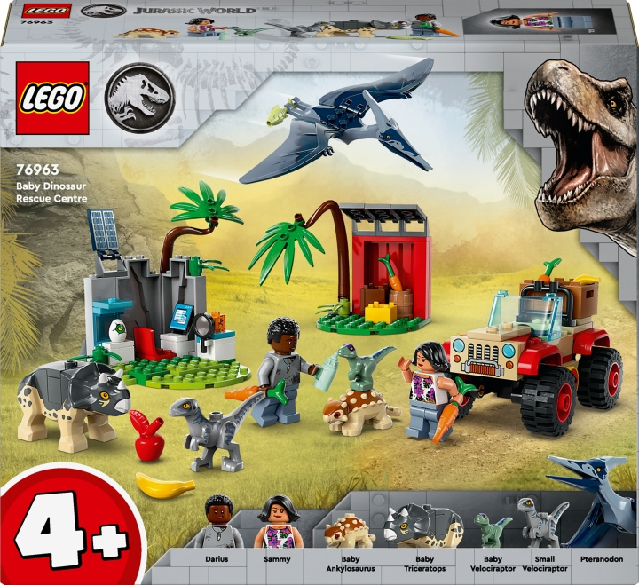 LEGO Jurassic World 76963 - Dinosauruspoikasten pelastuskeskus ryhmässä LELUT, TUOTTEET LAPSILLE JA VAUVOILLE / Leikkikalut, Askartelu &Pelit / Rakennuslelut / Lego @ TP E-commerce Nordic AB (C52131)