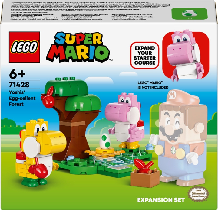 LEGO Super Mario 71428 - Yoshin mahtava metsä ‑laajennussarja ryhmässä LELUT, TUOTTEET LAPSILLE JA VAUVOILLE / Leikkikalut, Askartelu &Pelit / Rakennuslelut / Lego @ TP E-commerce Nordic AB (C52132)