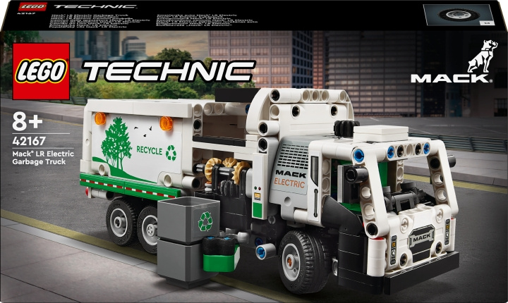 LEGO Technic 42167 - Mack® LR Electric Jäteauto ryhmässä LELUT, TUOTTEET LAPSILLE JA VAUVOILLE / Leikkikalut, Askartelu &Pelit / Rakennuslelut / Lego @ TP E-commerce Nordic AB (C52154)