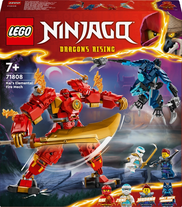 LEGO Ninjago 71808 - Kain tulielementti-robotti ryhmässä LELUT, TUOTTEET LAPSILLE JA VAUVOILLE / Leikkikalut, Askartelu &Pelit / Rakennuslelut / Lego @ TP E-commerce Nordic AB (C52161)