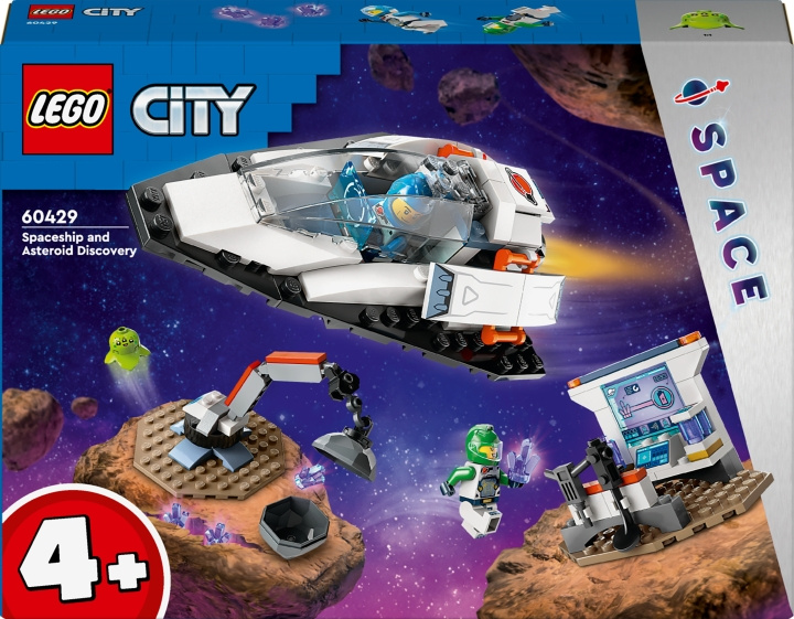 LEGO City Space 60429 - Avaruusalus ja asteroidilöytö ryhmässä LELUT, TUOTTEET LAPSILLE JA VAUVOILLE / Leikkikalut, Askartelu &Pelit / Rakennuslelut / Lego @ TP E-commerce Nordic AB (C52183)