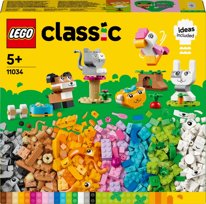 LEGO Classic 11034 - Luovat lemmikit ryhmässä LELUT, TUOTTEET LAPSILLE JA VAUVOILLE / Leikkikalut, Askartelu &Pelit / Rakennuslelut / Lego @ TP E-commerce Nordic AB (C52188)