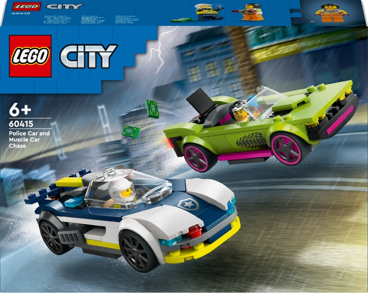LEGO City Police 60415 - Poliisiauto ja muskeliauton takaa-ajo ryhmässä LELUT, TUOTTEET LAPSILLE JA VAUVOILLE / Leikkikalut, Askartelu &Pelit / Rakennuslelut / Lego @ TP E-commerce Nordic AB (C52202)