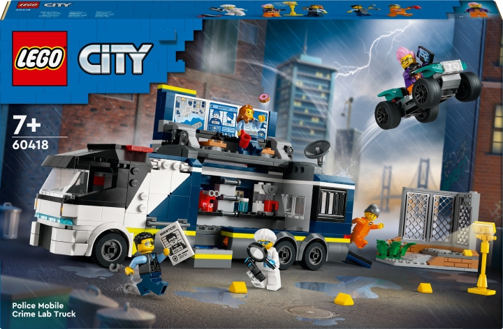 LEGO City Police 60418 - Poliisin rikoslaboratorioauto ryhmässä LELUT, TUOTTEET LAPSILLE JA VAUVOILLE / Leikkikalut, Askartelu &Pelit / Rakennuslelut / Lego @ TP E-commerce Nordic AB (C52203)