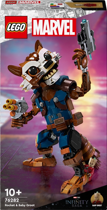 LEGO Super Heroes Marvel 76282 - Rocket ja Baby Groot ryhmässä LELUT, TUOTTEET LAPSILLE JA VAUVOILLE / Leikkikalut, Askartelu &Pelit / Rakennuslelut / Lego @ TP E-commerce Nordic AB (C52211)