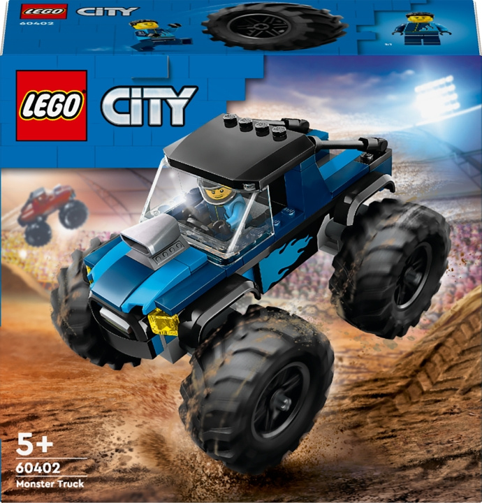 LEGO City Great Vehicles 60402 - Sininen monsteriauto ryhmässä LELUT, TUOTTEET LAPSILLE JA VAUVOILLE / Leikkikalut, Askartelu &Pelit / Rakennuslelut / Lego @ TP E-commerce Nordic AB (C52223)