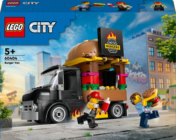 LEGO City Great Vehicles 60404 - Hampurilaisauto ryhmässä LELUT, TUOTTEET LAPSILLE JA VAUVOILLE / Leikkikalut, Askartelu &Pelit / Rakennuslelut / Lego @ TP E-commerce Nordic AB (C52225)