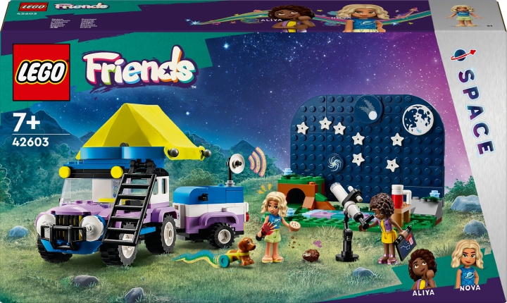 LEGO Friends 42603 - Retkeilyauto tähtien katseluun ryhmässä LELUT, TUOTTEET LAPSILLE JA VAUVOILLE / Leikkikalut, Askartelu &Pelit / Rakennuslelut / Lego @ TP E-commerce Nordic AB (C52232)