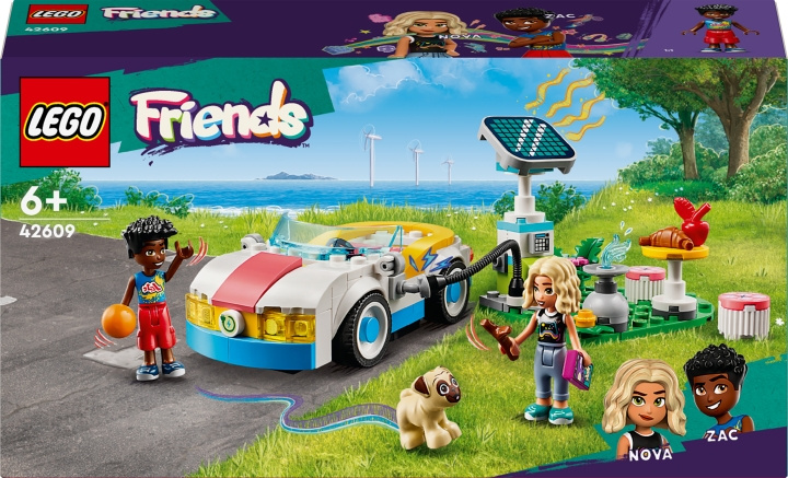 LEGO Friends 42609 -Sähköauto ja latausasema ryhmässä LELUT, TUOTTEET LAPSILLE JA VAUVOILLE / Leikkikalut, Askartelu &Pelit / Rakennuslelut / Lego @ TP E-commerce Nordic AB (C52235)